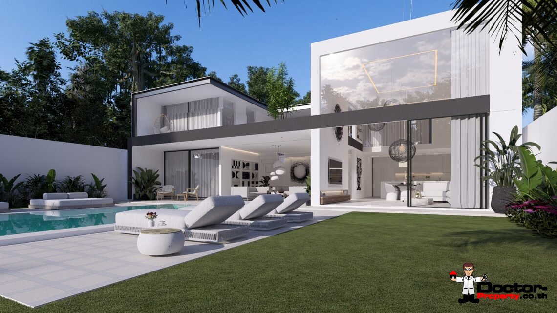 Modern 3 Bedroom Pool Villa in Chaweng, Koh Samui – For Sale